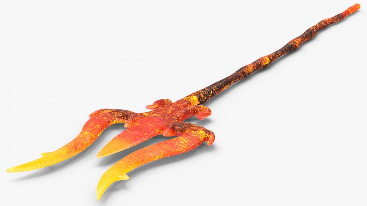 3D Devil Trident model