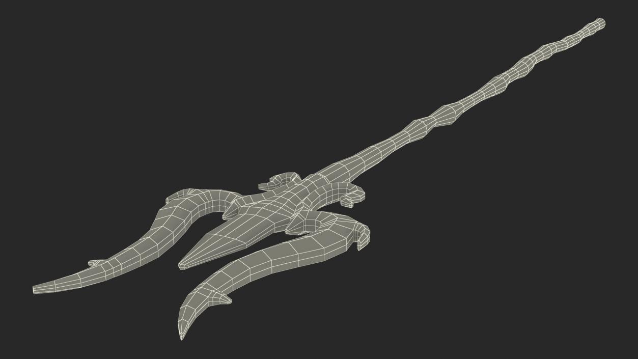 3D Devil Trident model