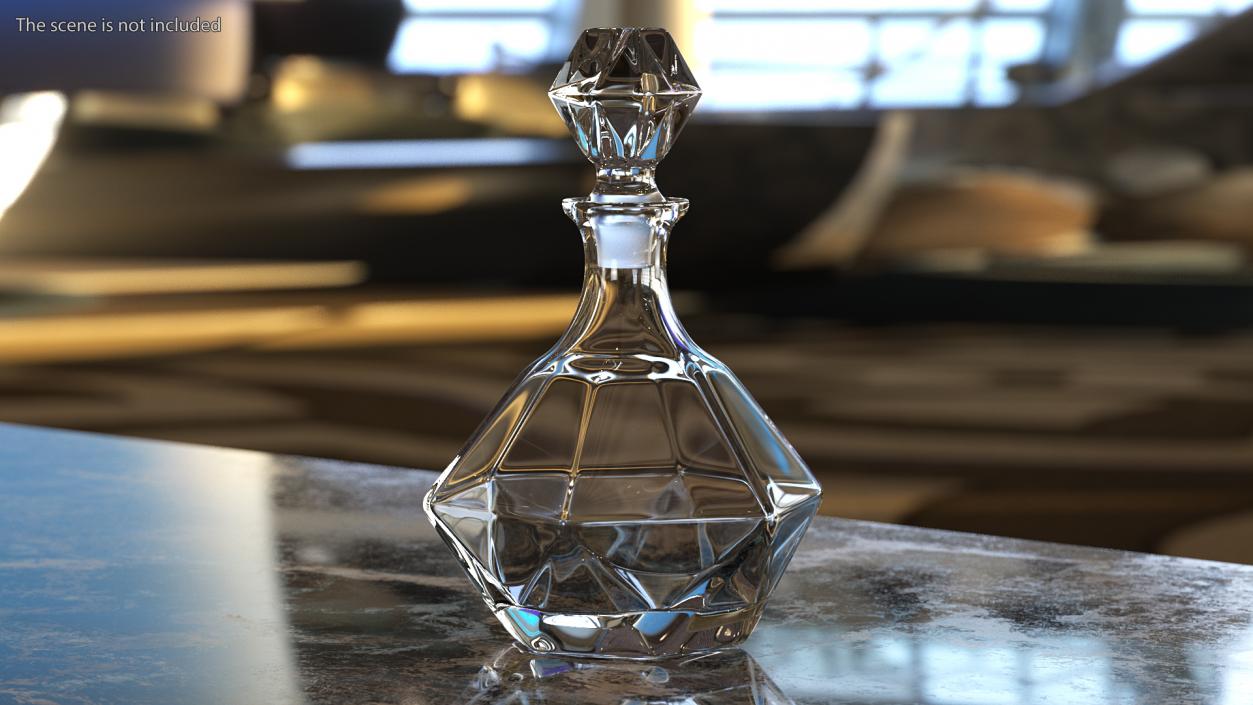 3D Glass Decanters Collection 3 model