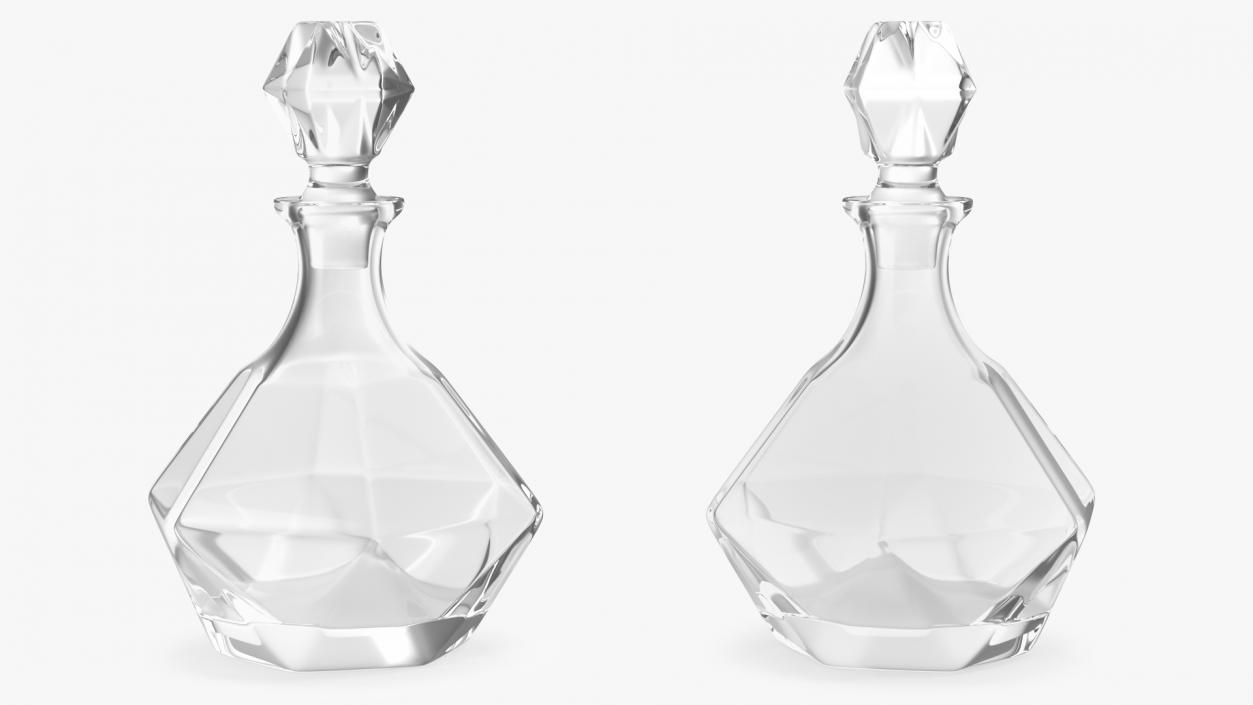 3D Glass Decanters Collection 3 model