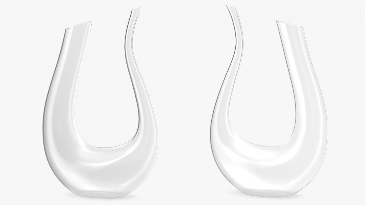 3D Glass Decanters Collection 3 model