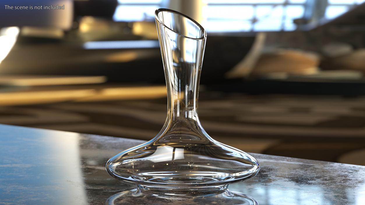 3D Glass Decanters Collection 3 model