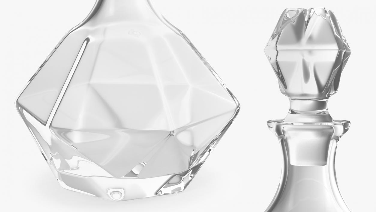 3D Glass Decanters Collection 3 model