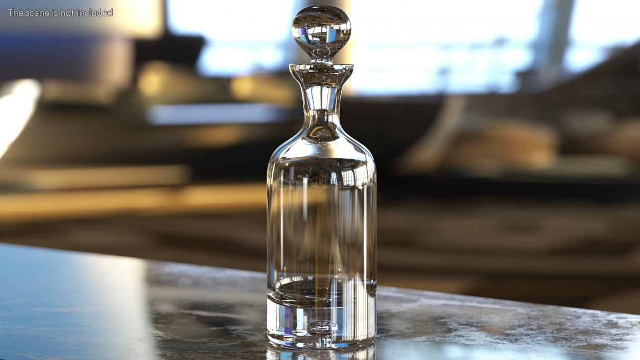 3D Glass Decanters Collection 3 model