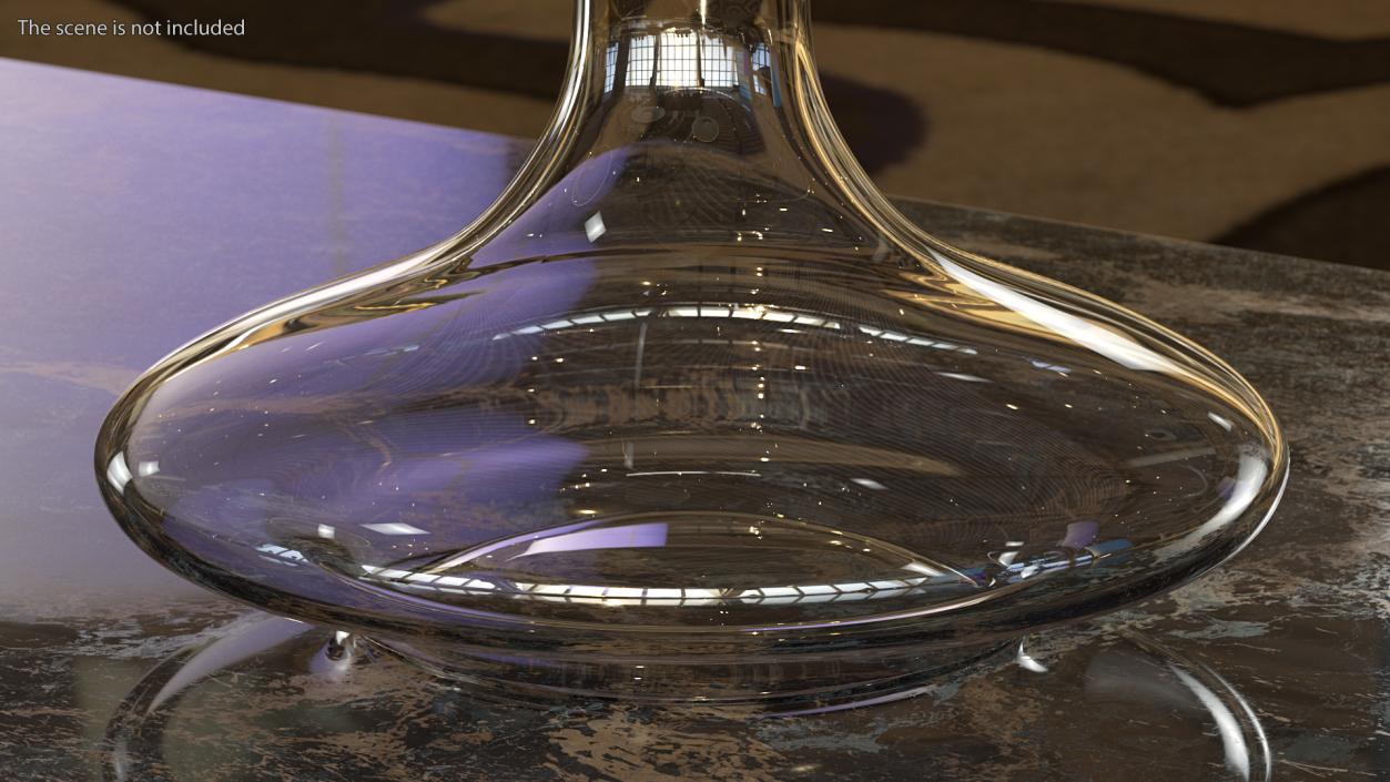 3D Glass Decanters Collection 3 model