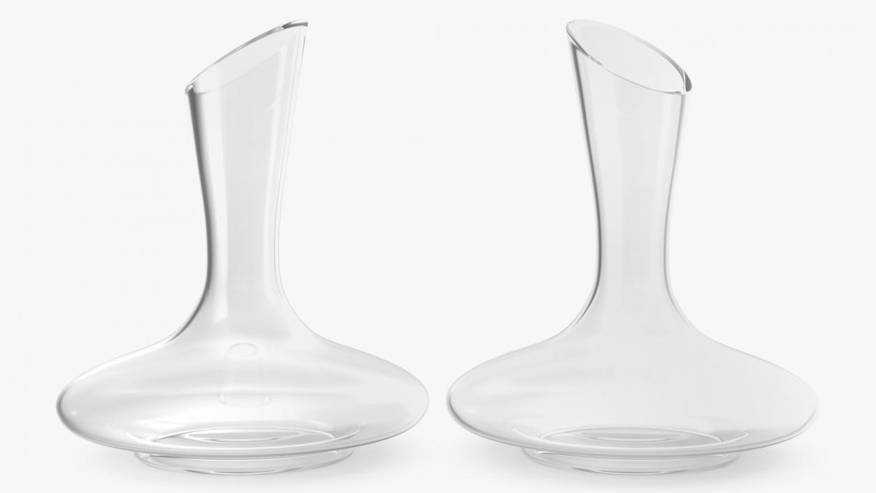 3D Glass Decanters Collection 3 model