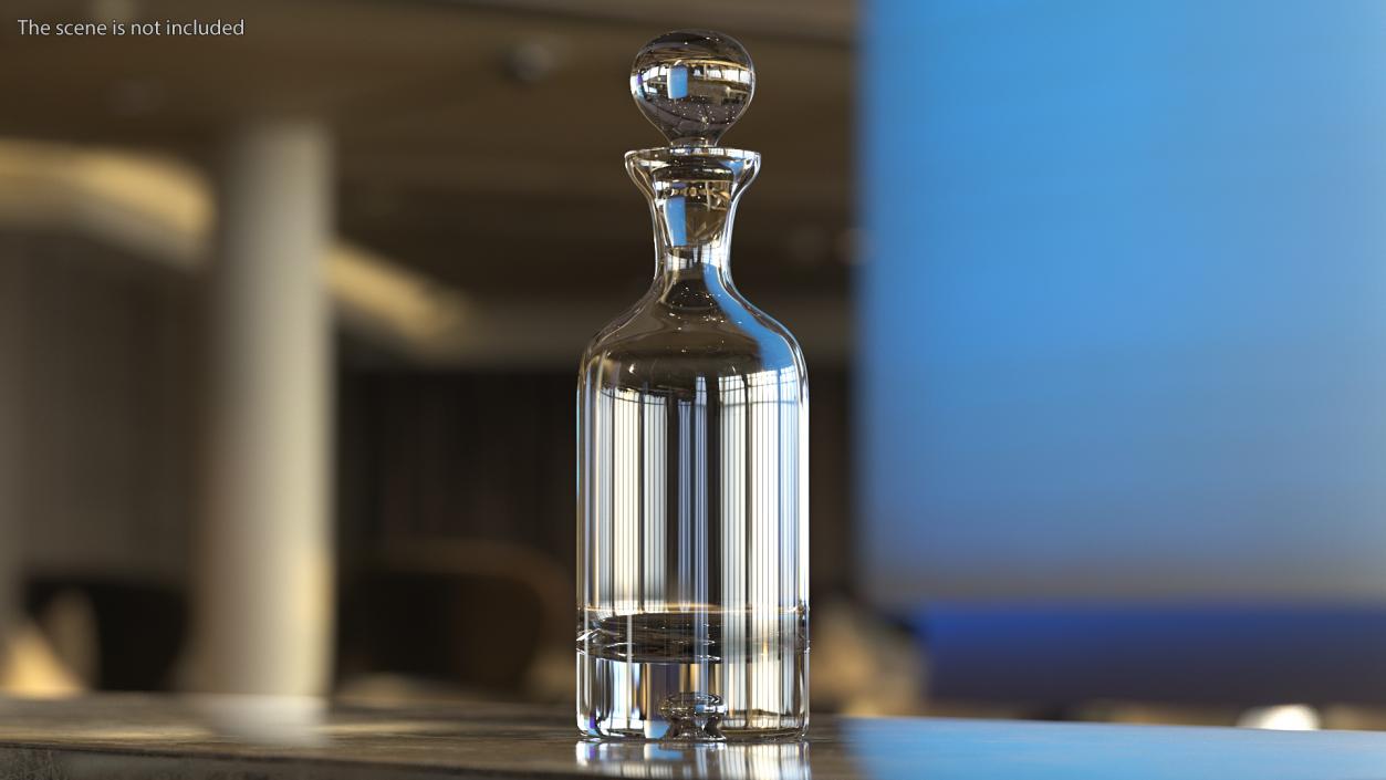 3D Glass Decanters Collection 3 model