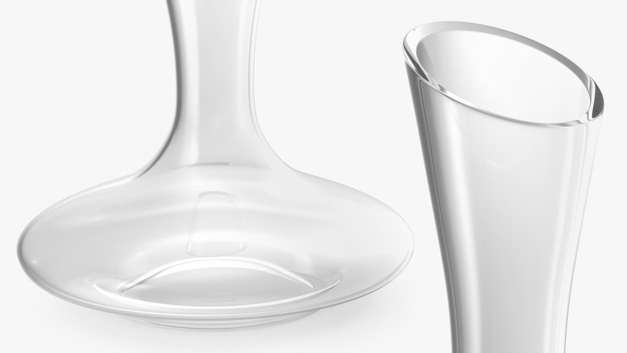 3D Glass Decanters Collection 3 model