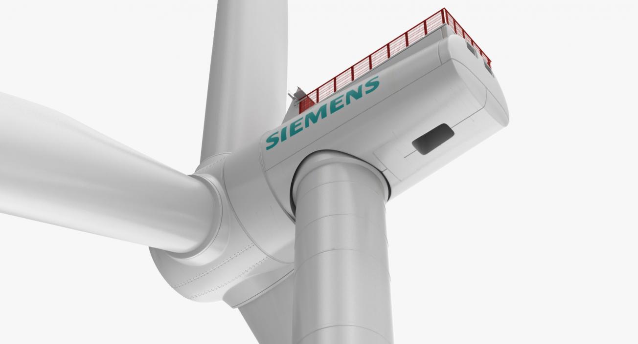 Sea Wind Turbine Siemens 3D model