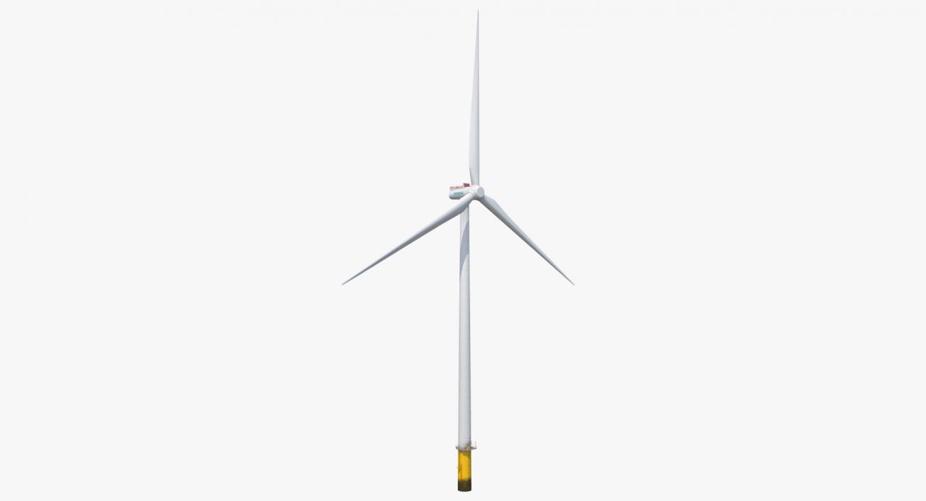 Sea Wind Turbine Siemens 3D model