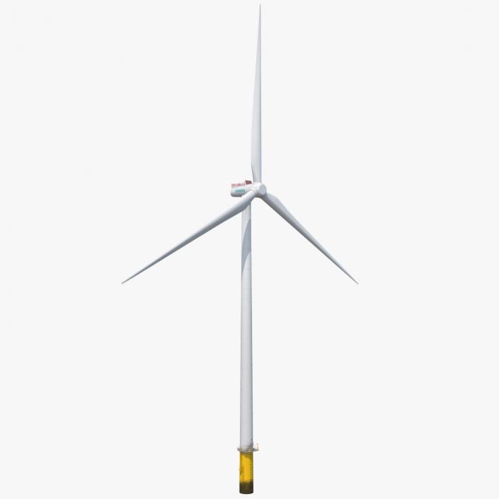 Sea Wind Turbine Siemens 3D model