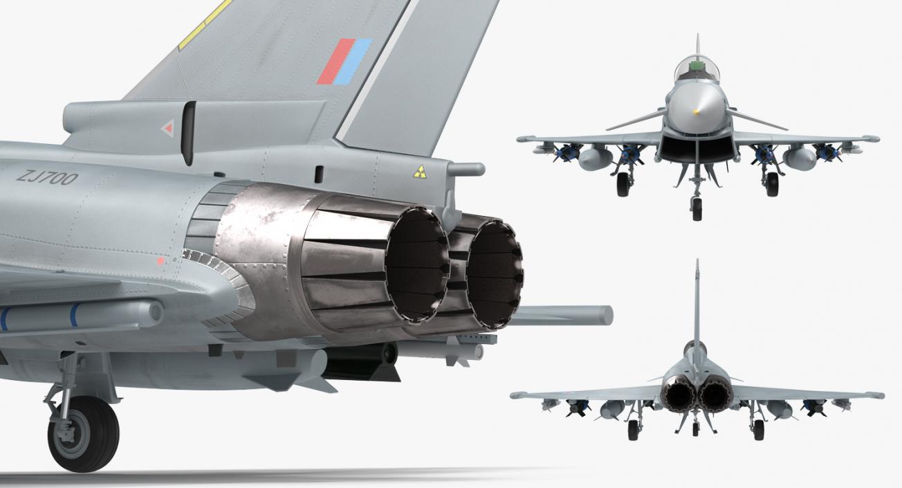 Fighter Eurofighter Typhoon 3D