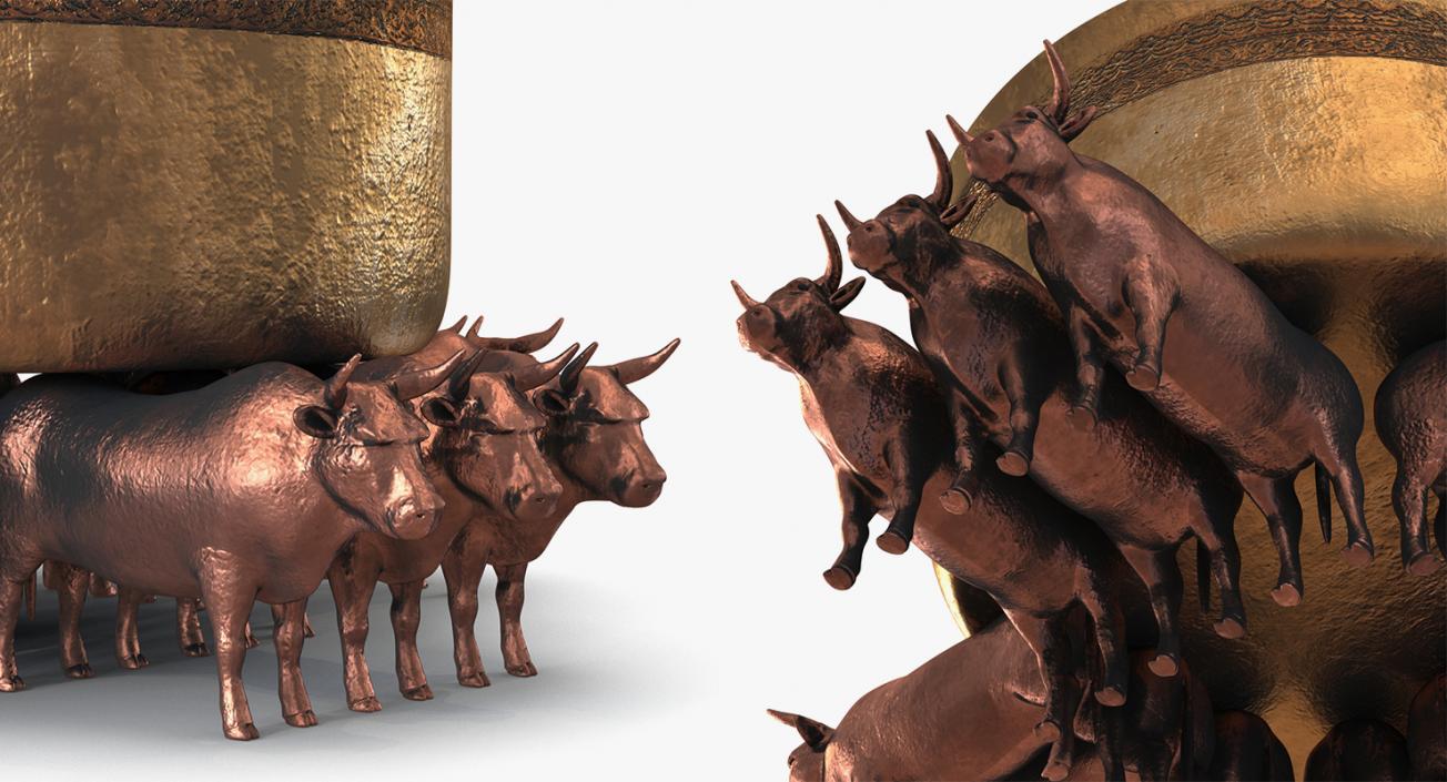 3D model Bronze Sculptures Collection 7