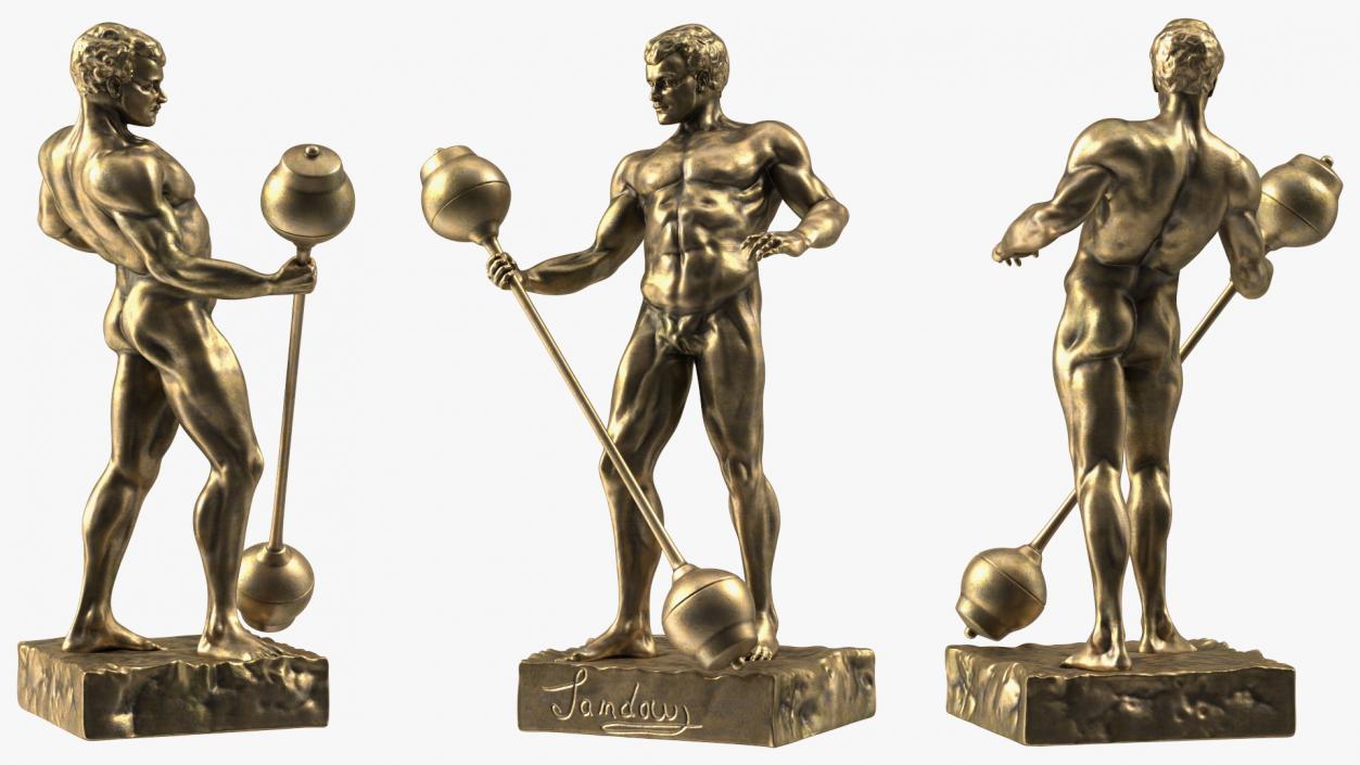 3D model Bronze Sculptures Collection 7