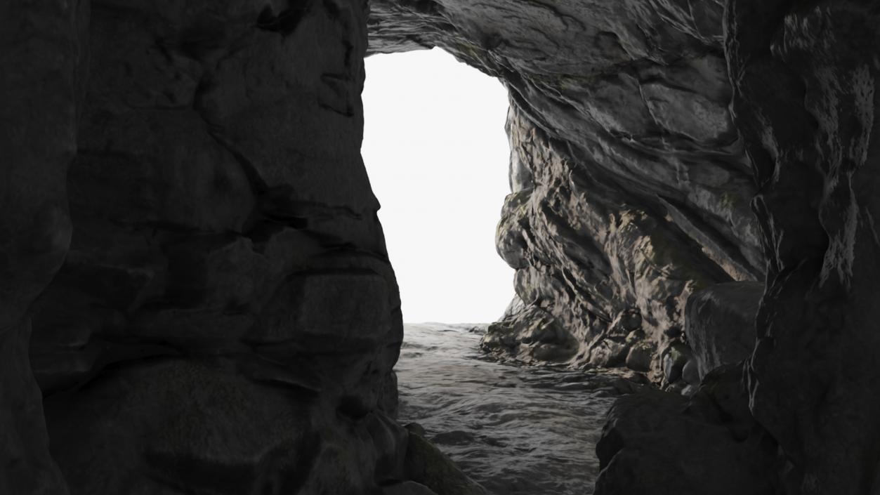 3D Realistic Cave Tunnel