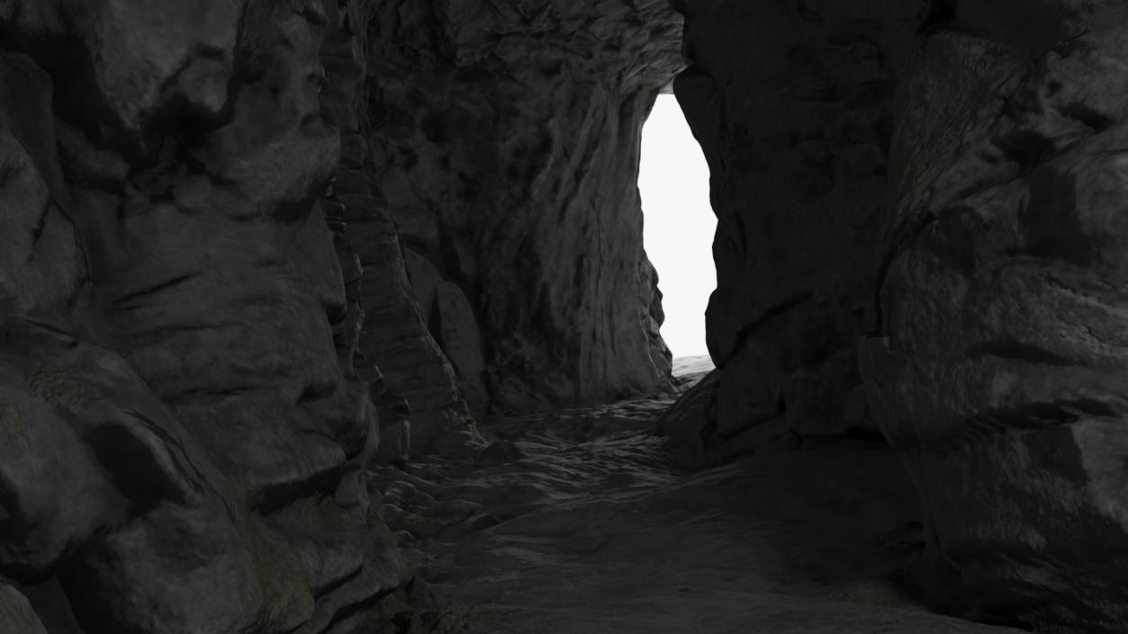 3D Realistic Cave Tunnel