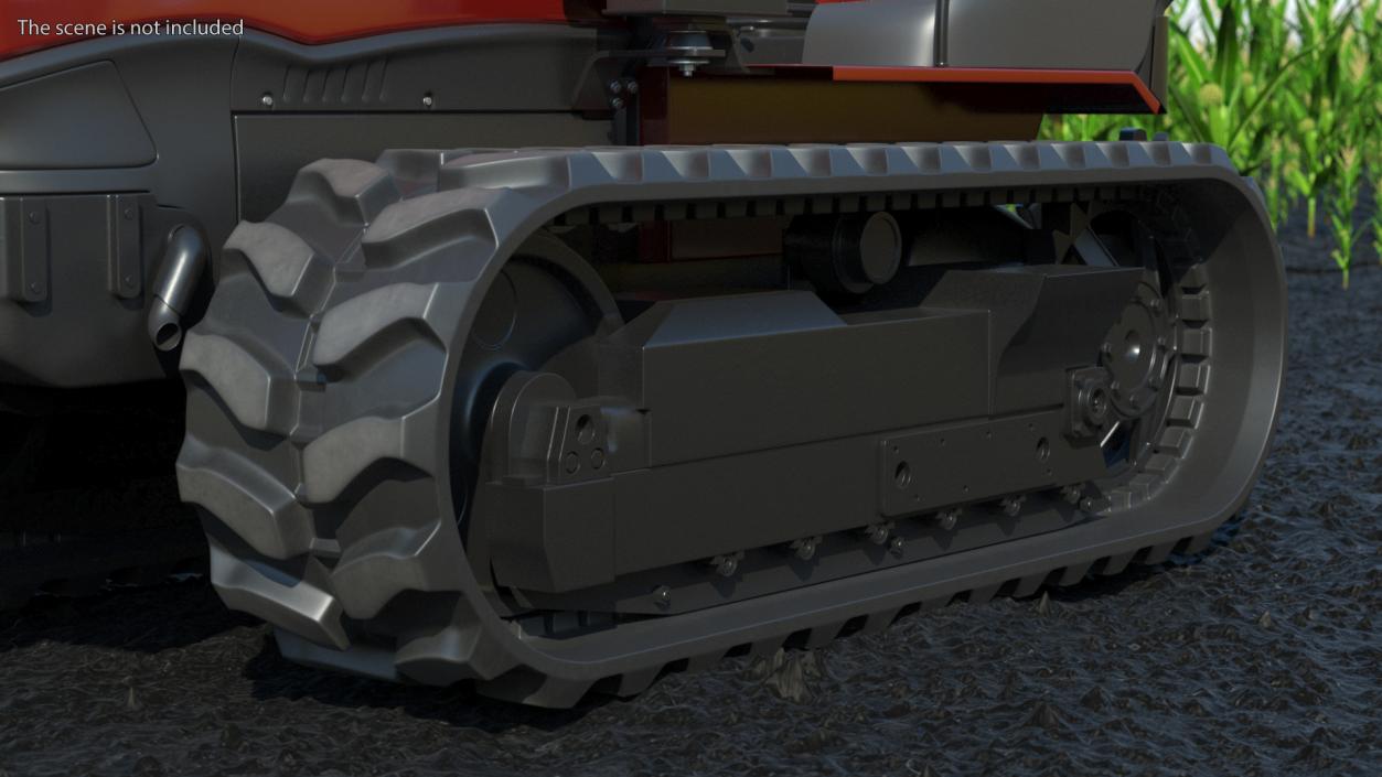 3D Crawler Track model