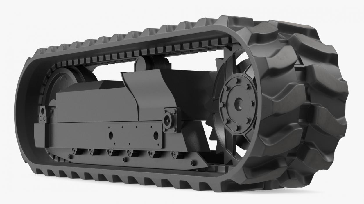 3D Crawler Track model