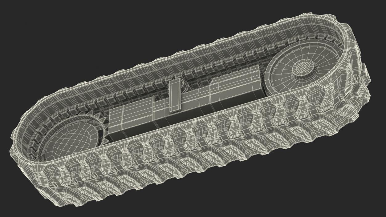 3D Crawler Track model