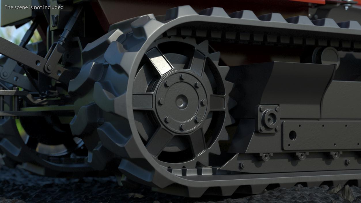 3D Crawler Track model