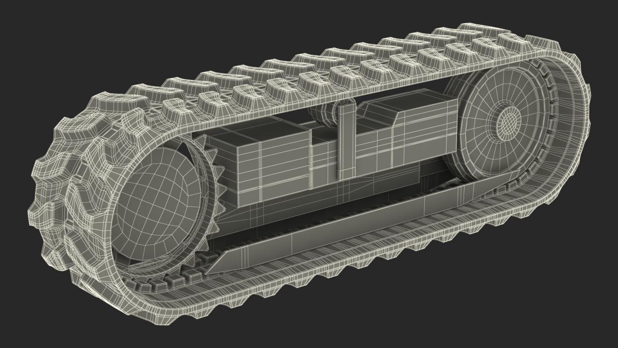 3D Crawler Track model