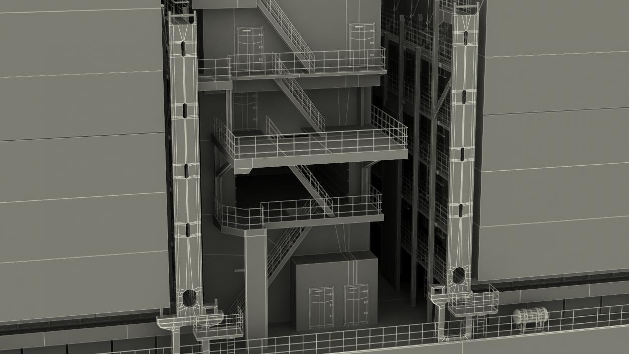 3D model Madrid Maersk Container Ship Loaded