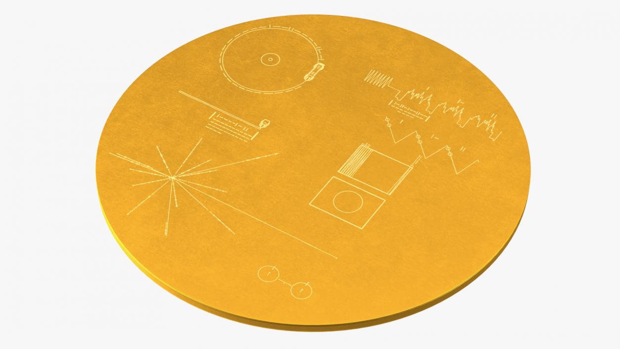 3D Voyager Golden Record