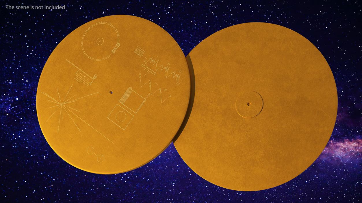 3D Voyager Golden Record