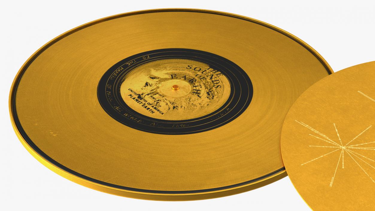 3D Voyager Golden Record