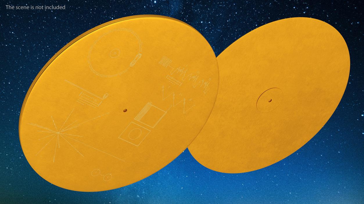 3D Voyager Golden Record