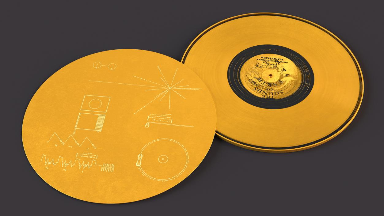 3D Voyager Golden Record