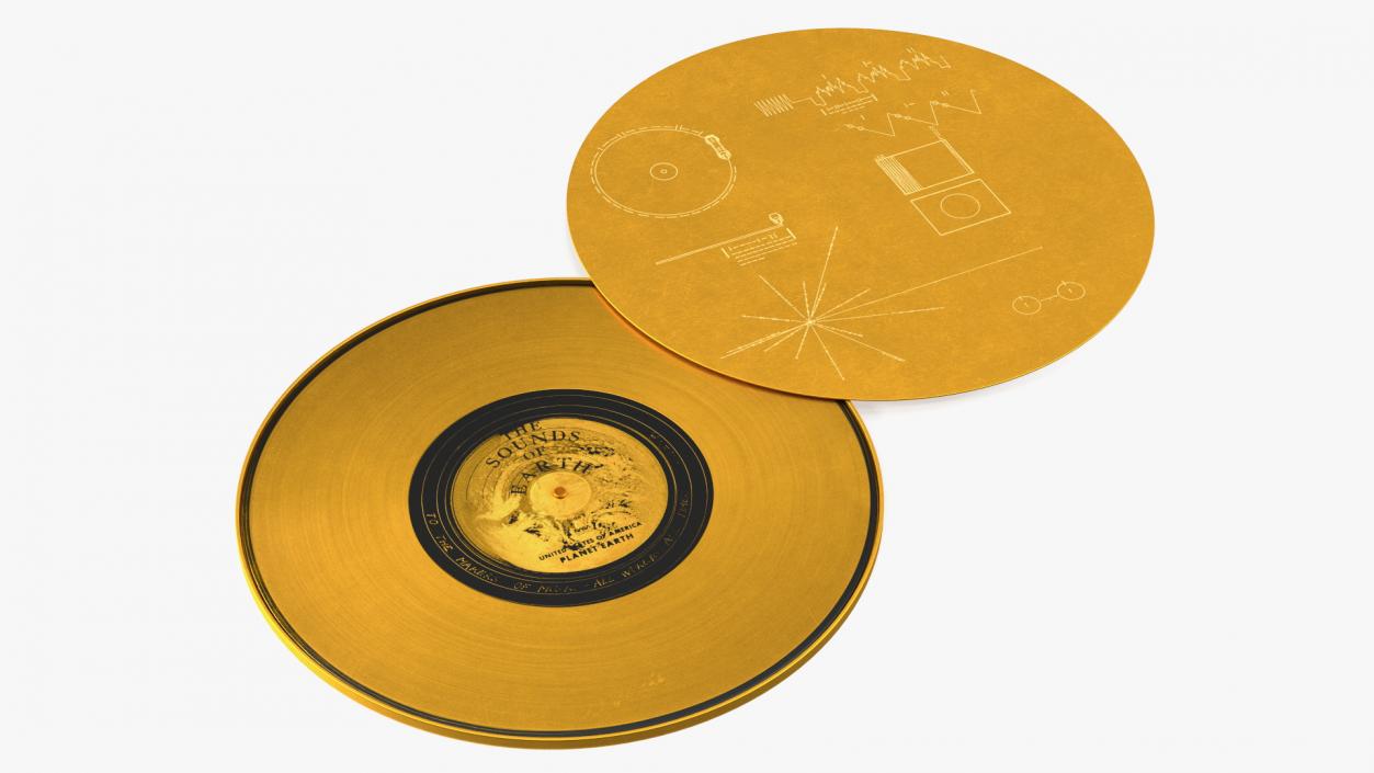 3D Voyager Golden Record