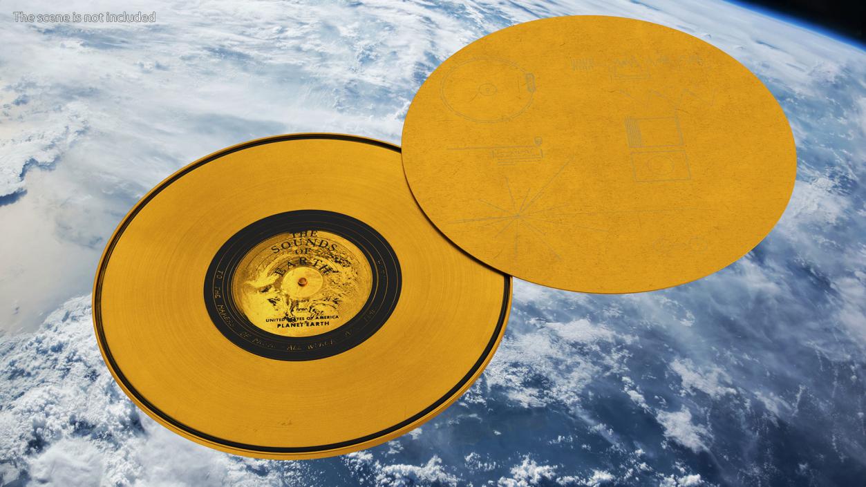 3D Voyager Golden Record