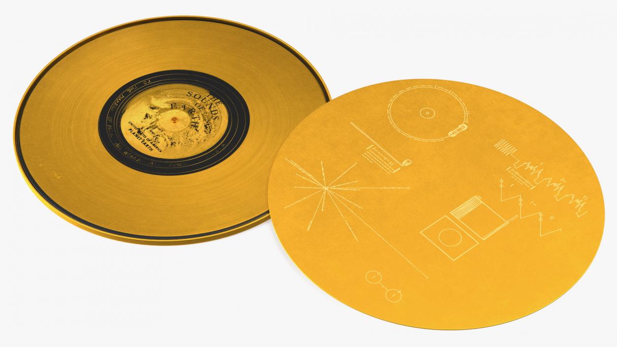 3D Voyager Golden Record