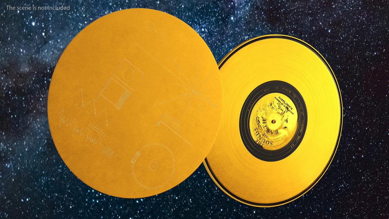 3D Voyager Golden Record