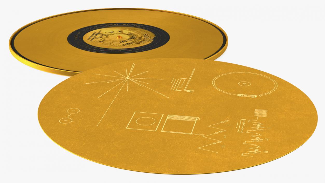 3D Voyager Golden Record