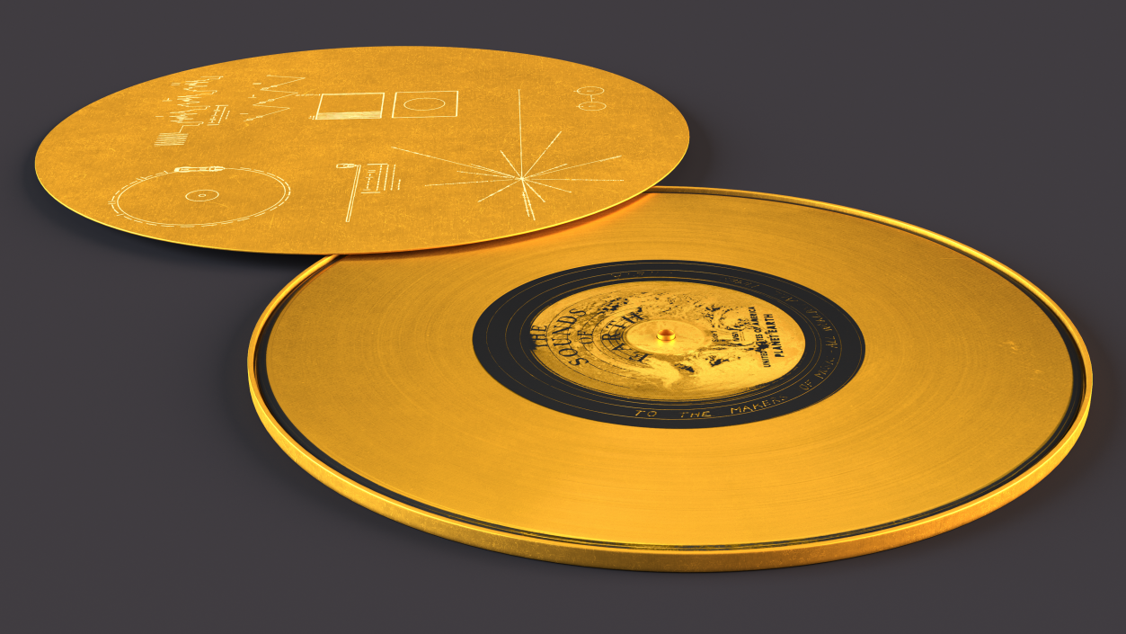 3D Voyager Golden Record