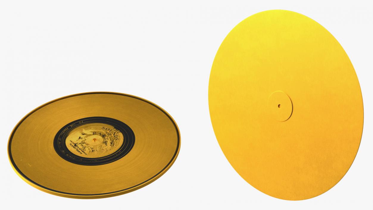 3D Voyager Golden Record