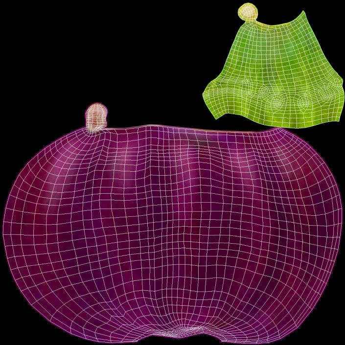 3D model Bell Pepper Purple Beauty