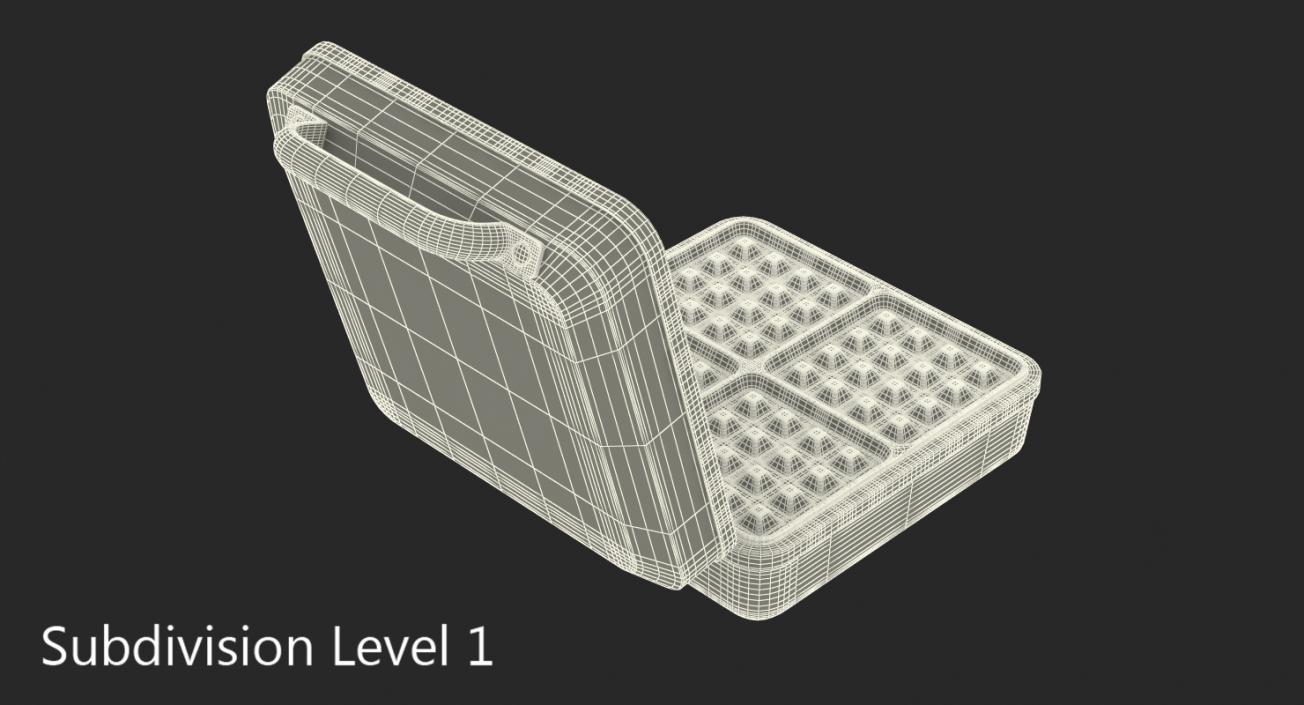 Square Waffle Maker 3D model