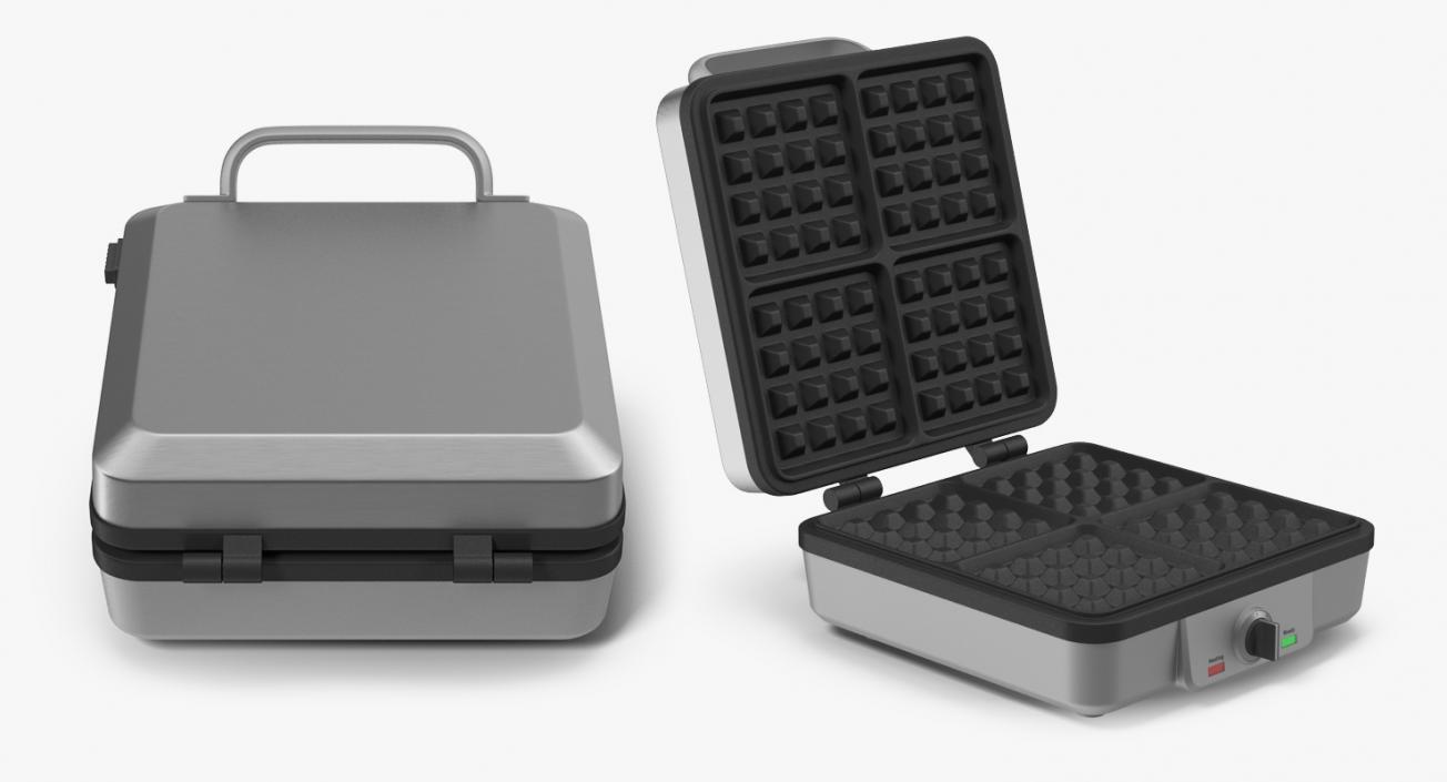 Square Waffle Maker 3D model