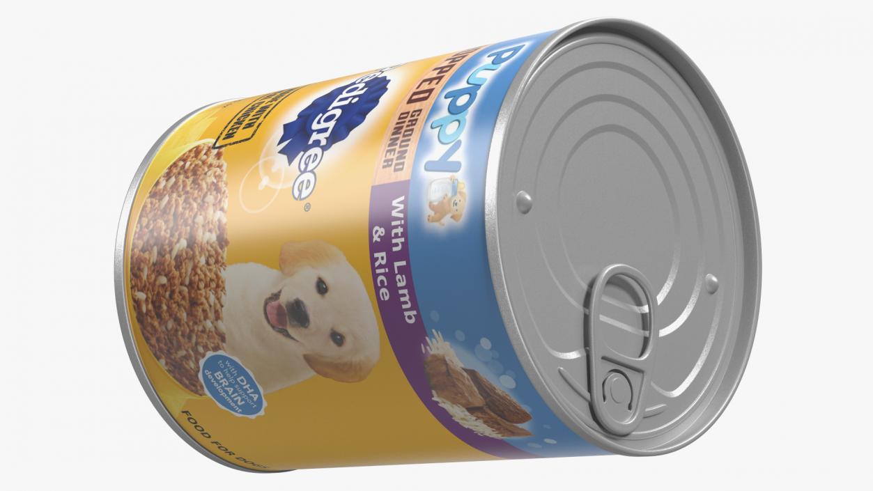 3D Pet Canned Food Collection 3 model