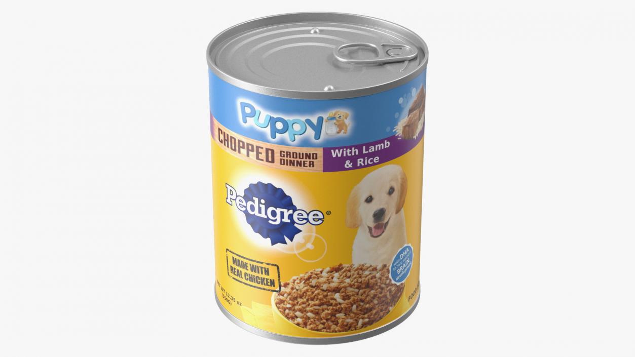 3D Pet Canned Food Collection 3 model