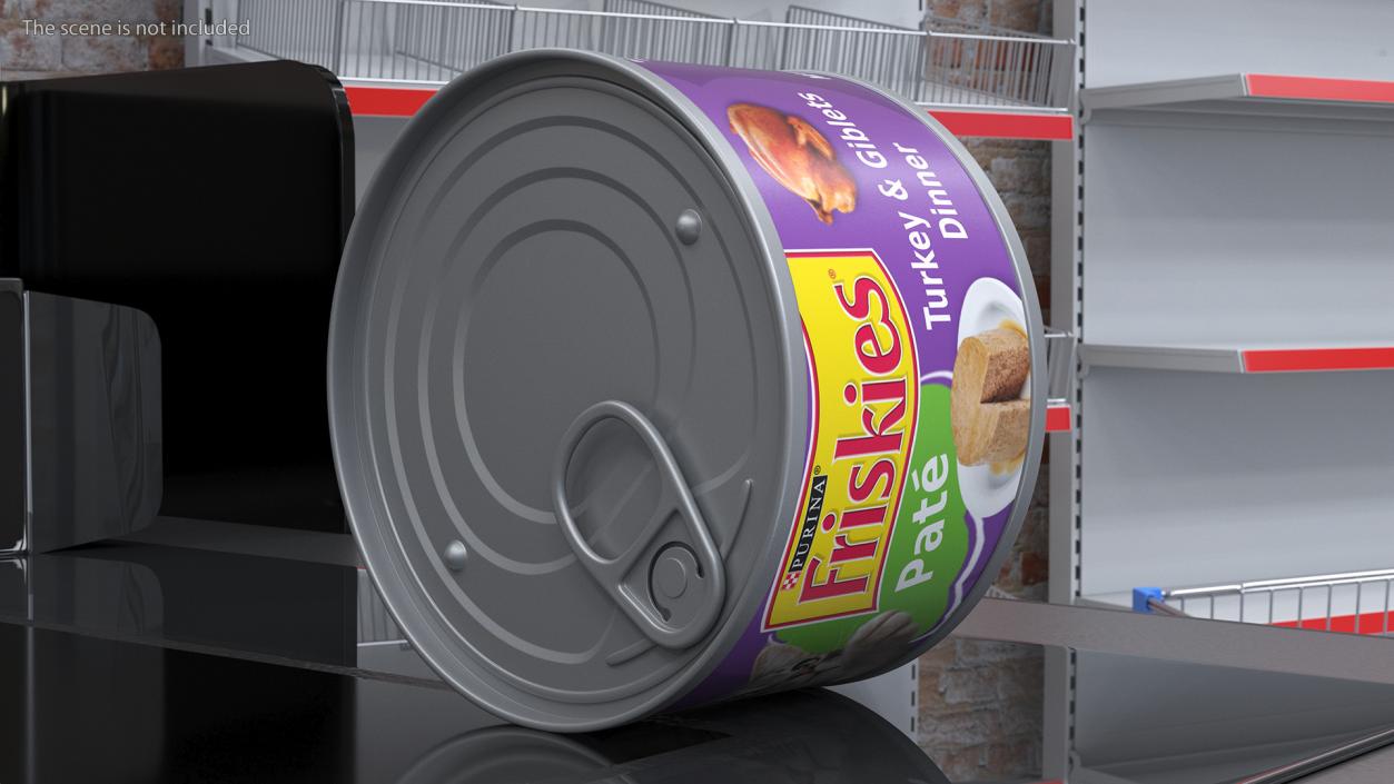 3D Pet Canned Food Collection 3 model