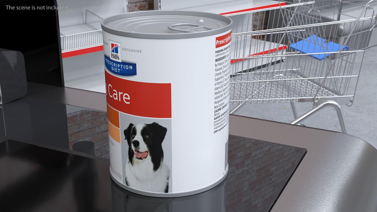 3D Pet Canned Food Collection 3 model