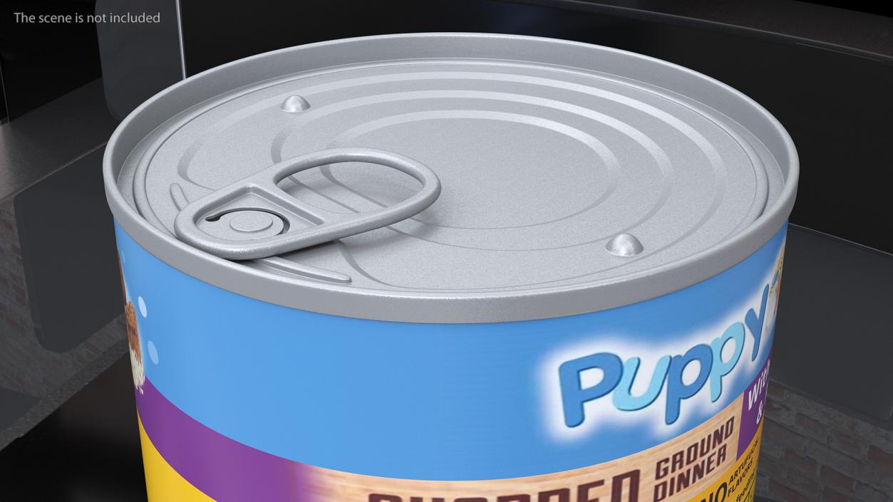 3D Pet Canned Food Collection 3 model