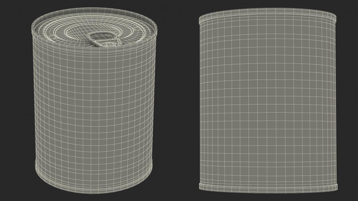 3D Pet Canned Food Collection 3 model