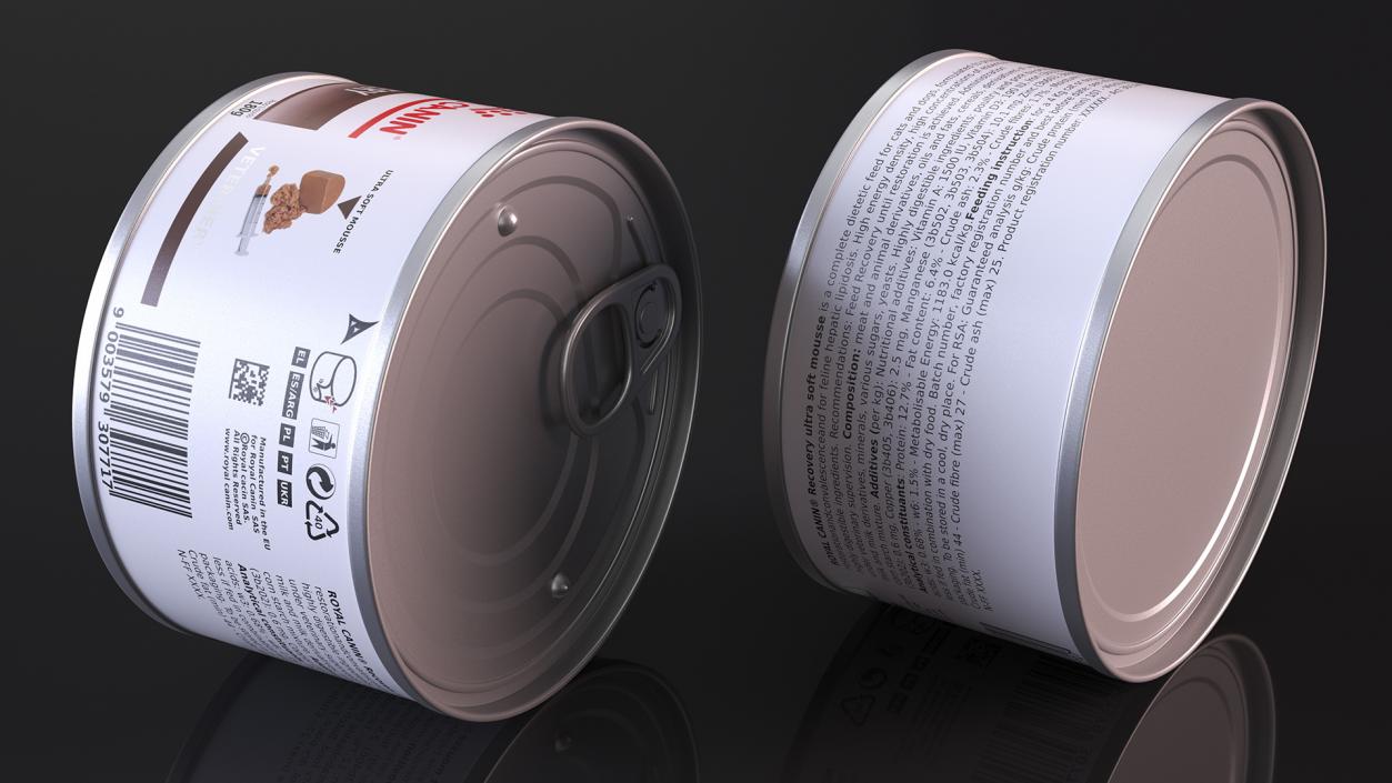 3D Pet Canned Food Collection 3 model