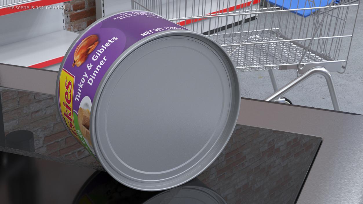 3D Pet Canned Food Collection 3 model