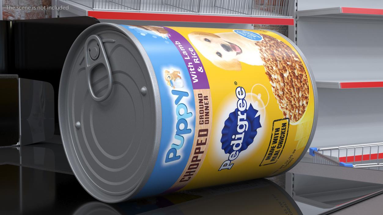 3D Pet Canned Food Collection 3 model